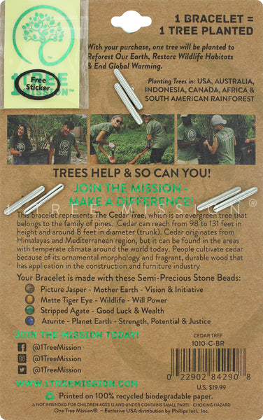 Cedar Tree Bracelet (1010-C-BR)
