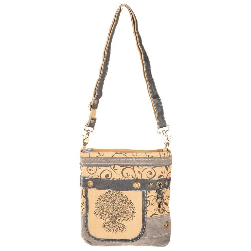 Tree of Life Shoulder Canvas Bag (54850)