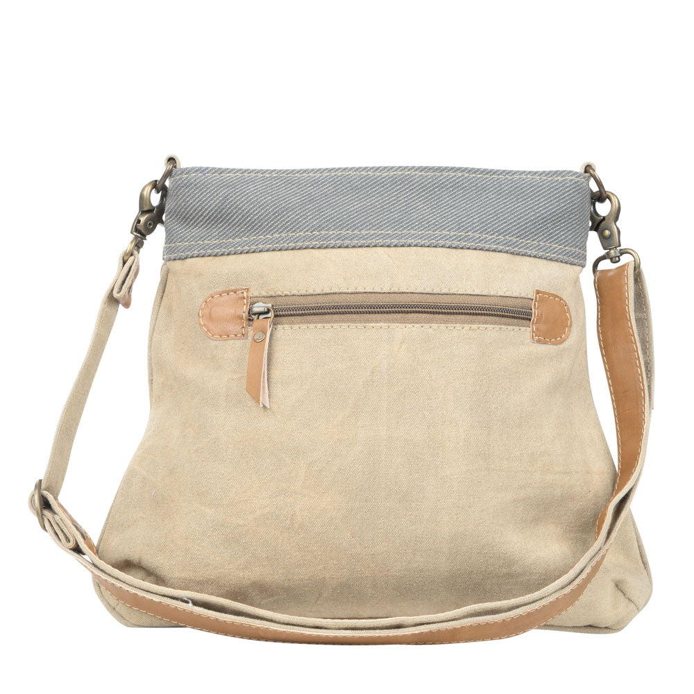 Enjoy The Ride Mixed Canvas Shoulder/Crossbody Bag (55528)
