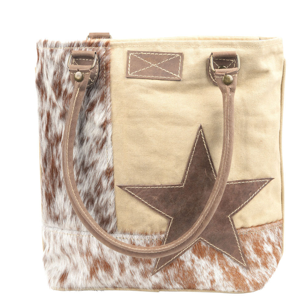Star With Cowhide Canvas Tote – The Jewelers Edge