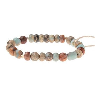 Aqua Terra Stone Bracelet - Stone of Peace (SS019)