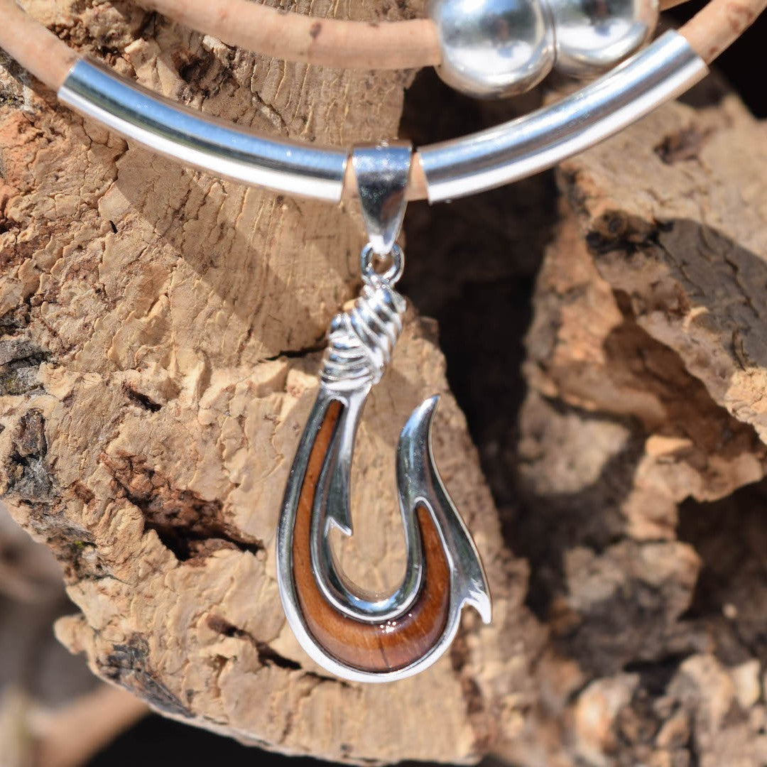 Adjustable Fish Hook Necklace From Hawaii 