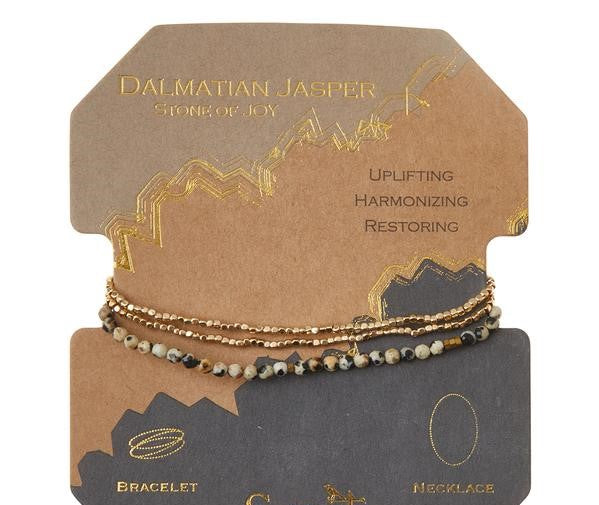 Delicate Stone Dalmatian Jasper - Stone of Joy (SD024)