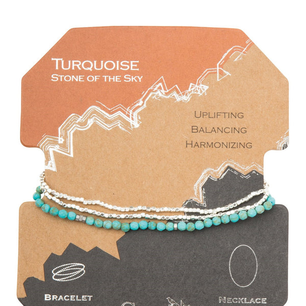 Delicate Stone Turquoise/Silver - Stone of the Sky (SD001)