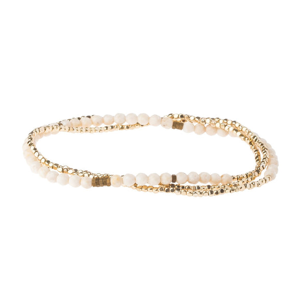 Delicate Stone White Fossil - Stone of Nurturing (SD003)