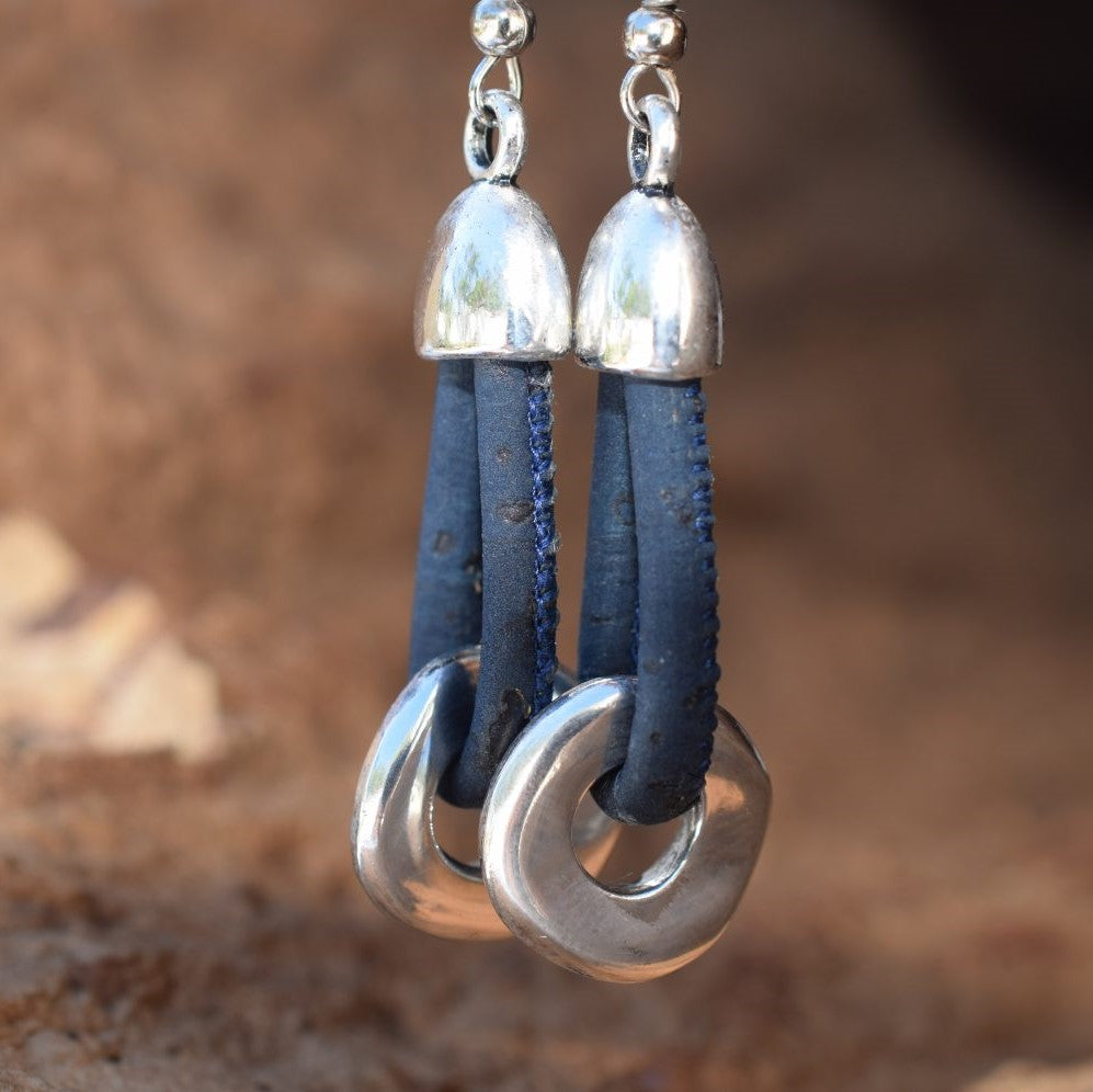 Rondelle Cork Earrings (E13)