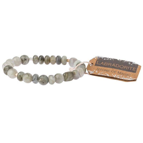 Labradorite Stone Bracelet-Stone of Magic (SS012)