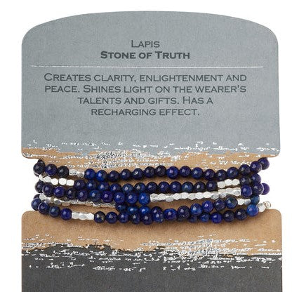Stone Wrap Lapis - Stone of Truth (SW045)