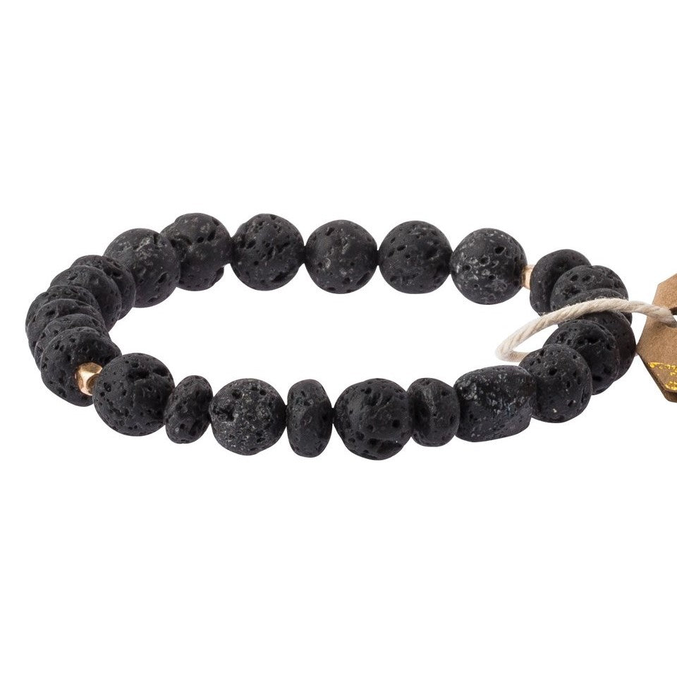 Lava Stone Bracelet Stone of Strength SS002