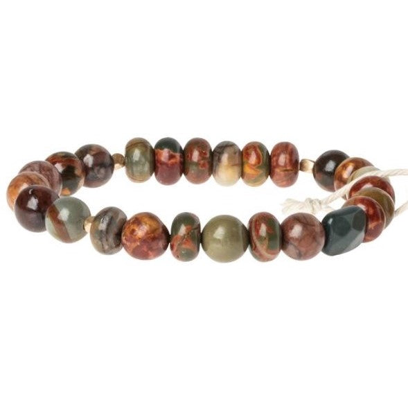 Majestic Jasper Stone Bracelet-Stone of Serenity (SS017)