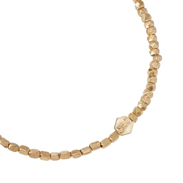 Mini Metal Stacking Bracelet - Gold (SR001)