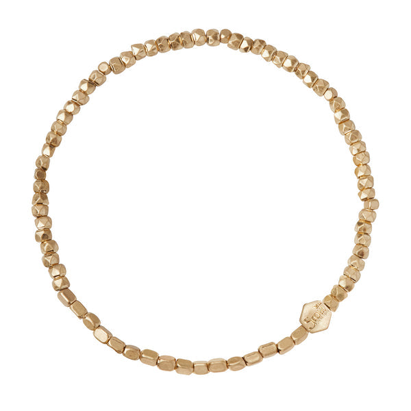 Mini Metal Stacking Bracelet - Gold (SR001)