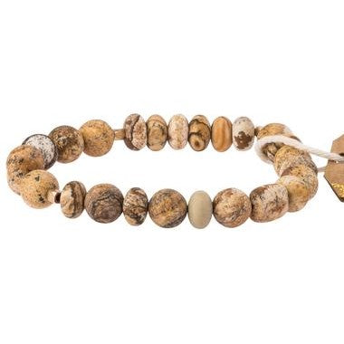 Picture Jasper Stone Bracelet - Stone of the Earth (SS009)