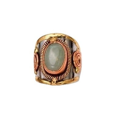 Aventurine Cuff Ring (R2210)