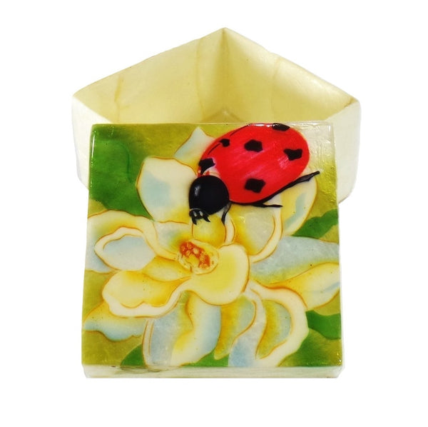 Small Lady Bug Trinket Box (1212)