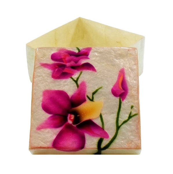 Small Purple Orchid Trinket Box (1770)