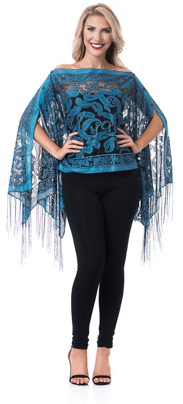 Paisley (7 Way Scarf/Poncho)