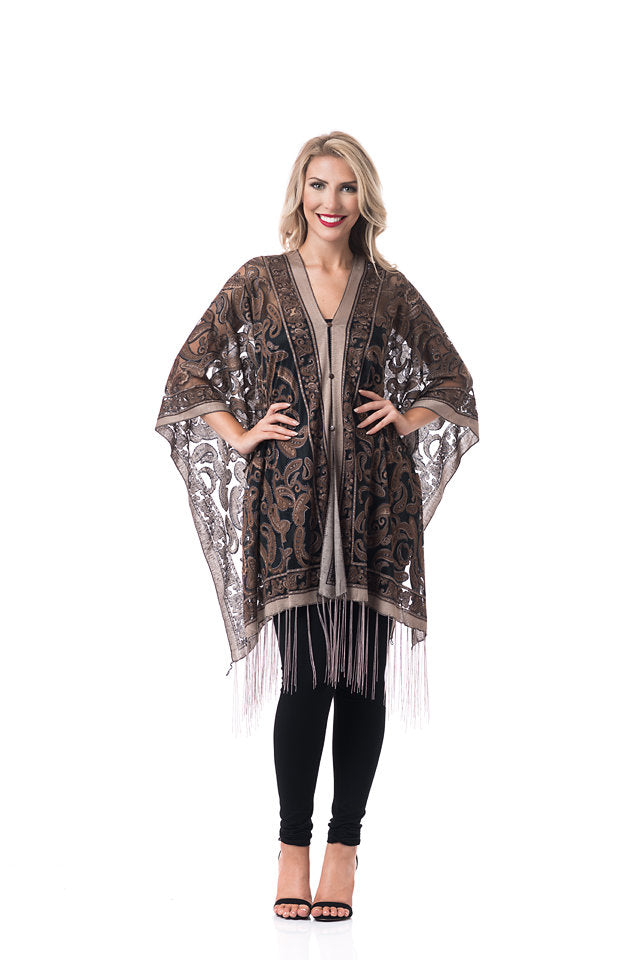 Paisley (7 Way Scarf/Poncho)