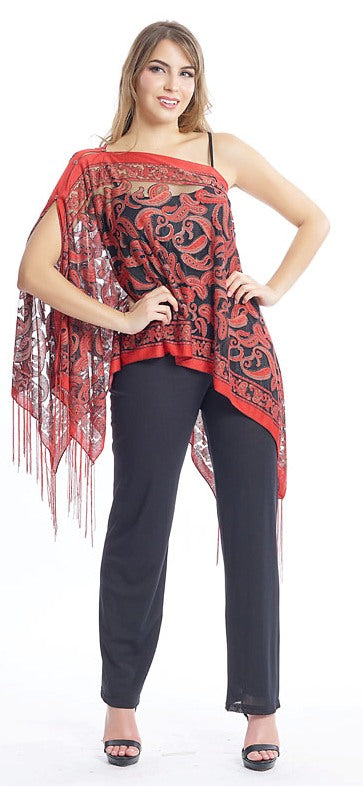Paisley (7 Way Scarf/Poncho)