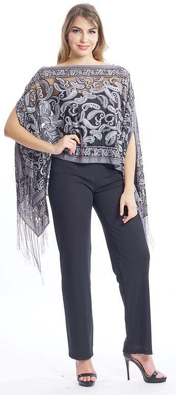 Paisley (7 Way Scarf/Poncho)