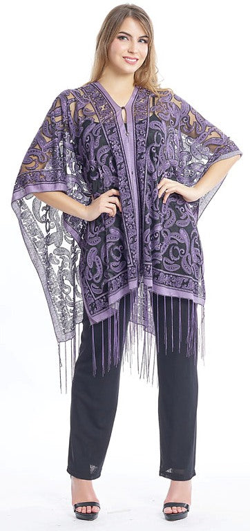 Paisley (7 Way Scarf/Poncho)