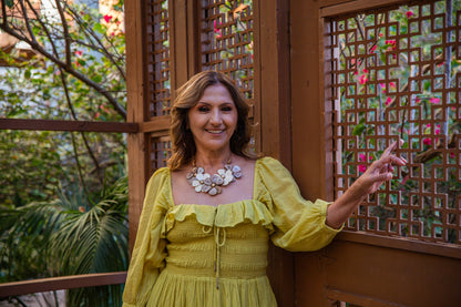 Rosalia Necklace Tagua (SC182)