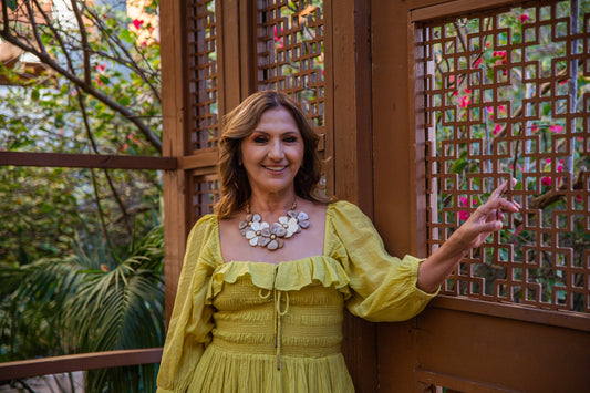 Rosalia Necklace Tagua (SC182)