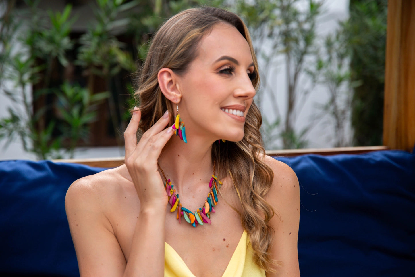 Kendra Earrings Tagua (1E1821)