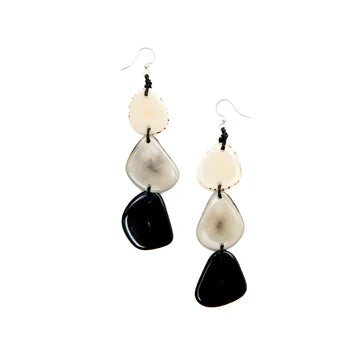 Bali Earrings/Tagua (1E115)