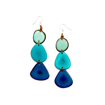 Bali Earrings/Tagua (1E115)