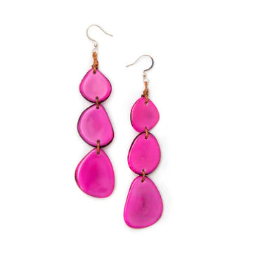 Bali Earrings/Tagua (1E115)