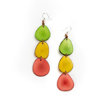 Bali Earrings/Tagua (1E115)