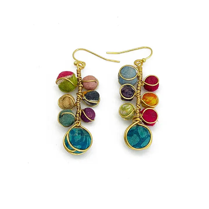 Aasha Beaded Droplet Earrings (E5101)