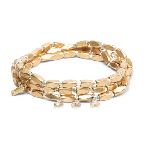 Metal Wrap - Iconic/Disc/Gold & Silver (BW006)