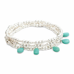 Metal Wrap - Timeless/Turquoise/Silver (BW008)