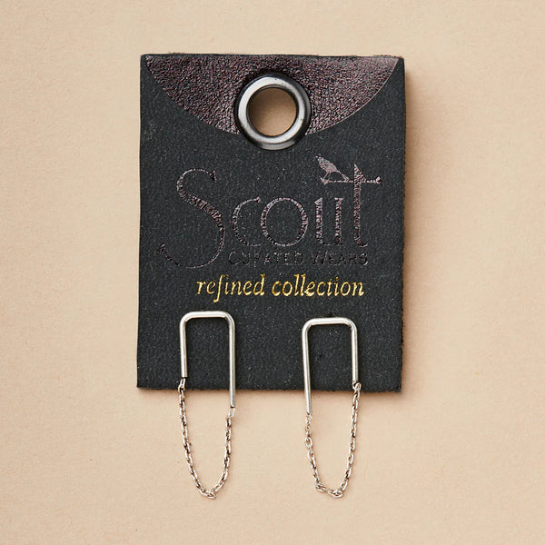 Refined Earring Collection - Filament Stud/Sterling Silver (ER021)