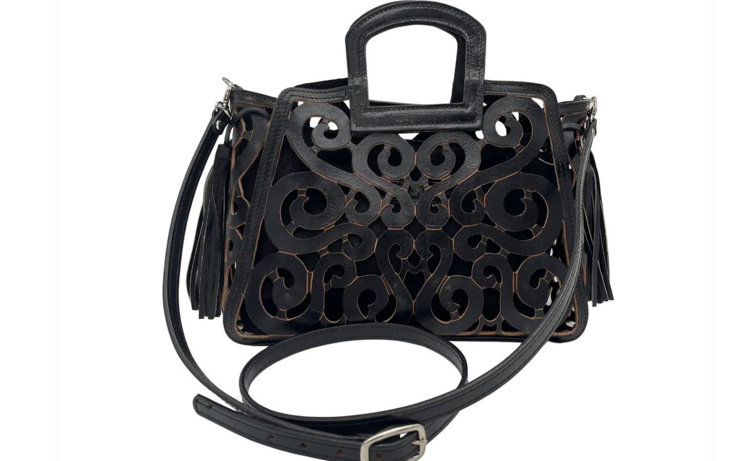 Musical Notes Cross Body Bag (Leather)