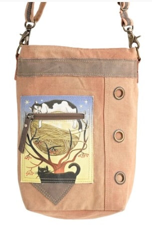 Cats over the Moon Crossbody Tote (54886)