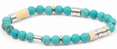 Intermix Stone Stacking Bracelet - Turquoise (SH001)