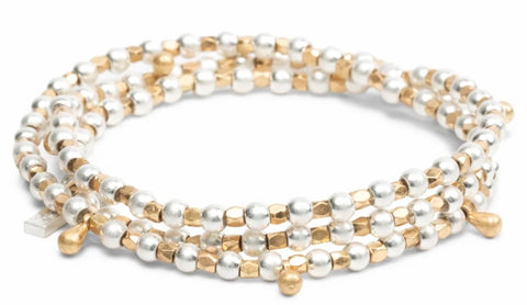 Metal Wrap - Classic/Teardrop/Silver & Gold (BW003)