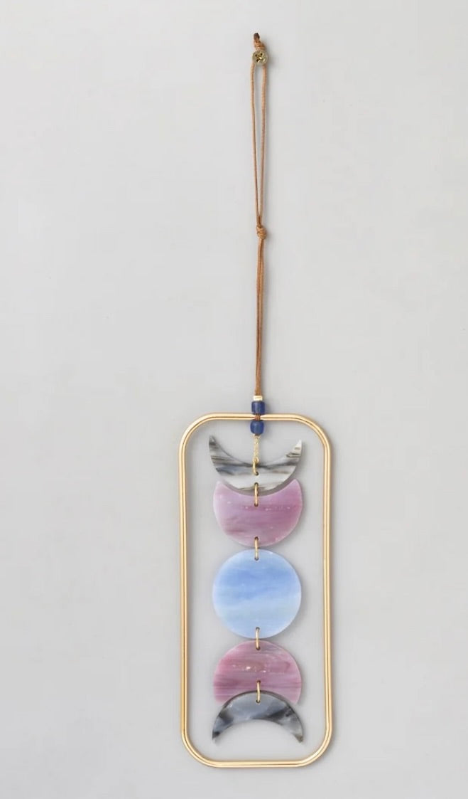 Stained Glass Light Catcher - Moon Phase  (LG001)