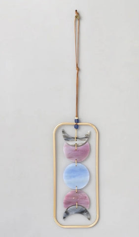 Stained Glass Light Catcher - Moon Phase  (LG001)