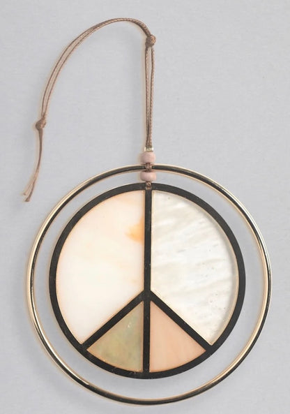 Stained Glass Light Catcher - Peace Sign  (LG002)