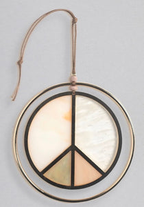 Stained Glass Light Catcher - Peace Sign  (LG002)