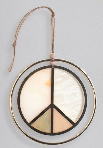Stained Glass Light Catcher - Peace Sign  (LG002)