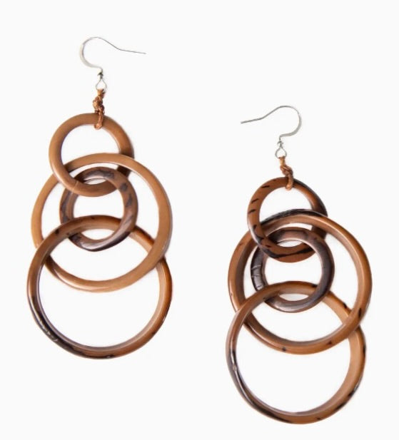 Yazmine Earrings Tagua (1E750)