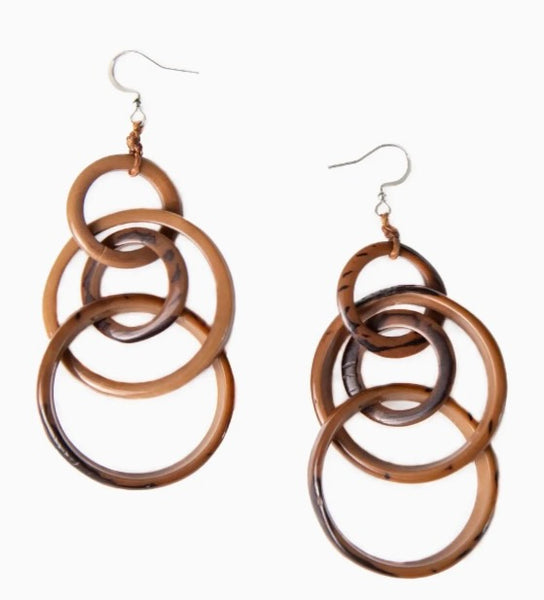 Yazmine Earrings Tagua (1E750)