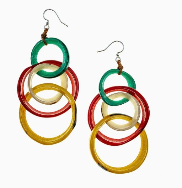Yazmine Earrings Tagua (1E750)