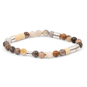 Intermix Stone Stacking Bracelet - Mexican Onyx (SH004)