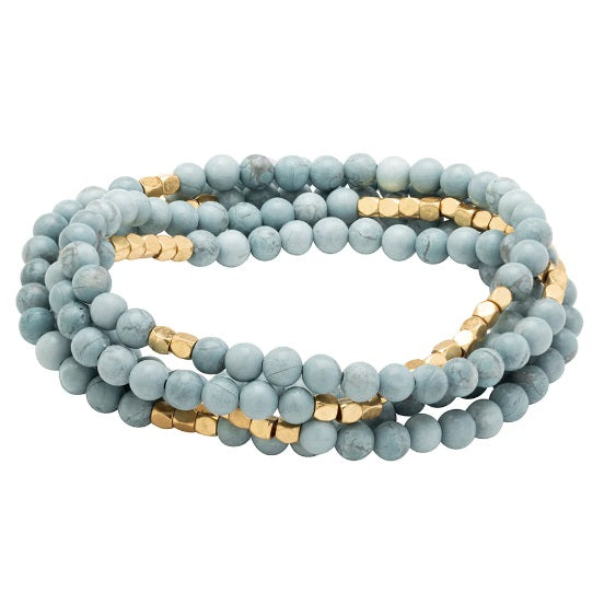 Stone Wrap: Blue Howlite - Stone of Harmony (SW048)